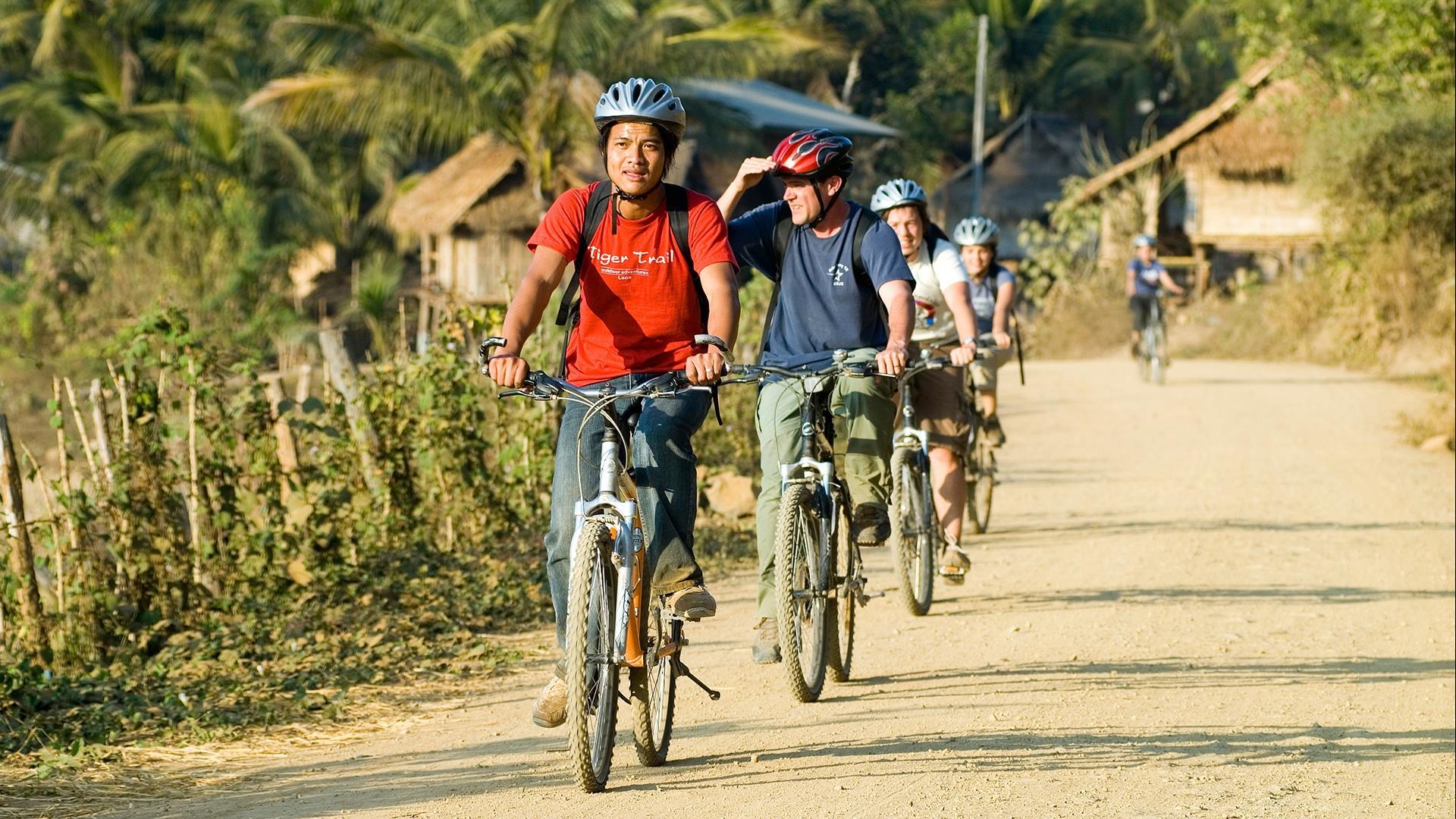 Laos, Luang Prabang: Countryside Mountain Biking Explorer - 1 Day | Easy Biking Get Out of Town Explorer