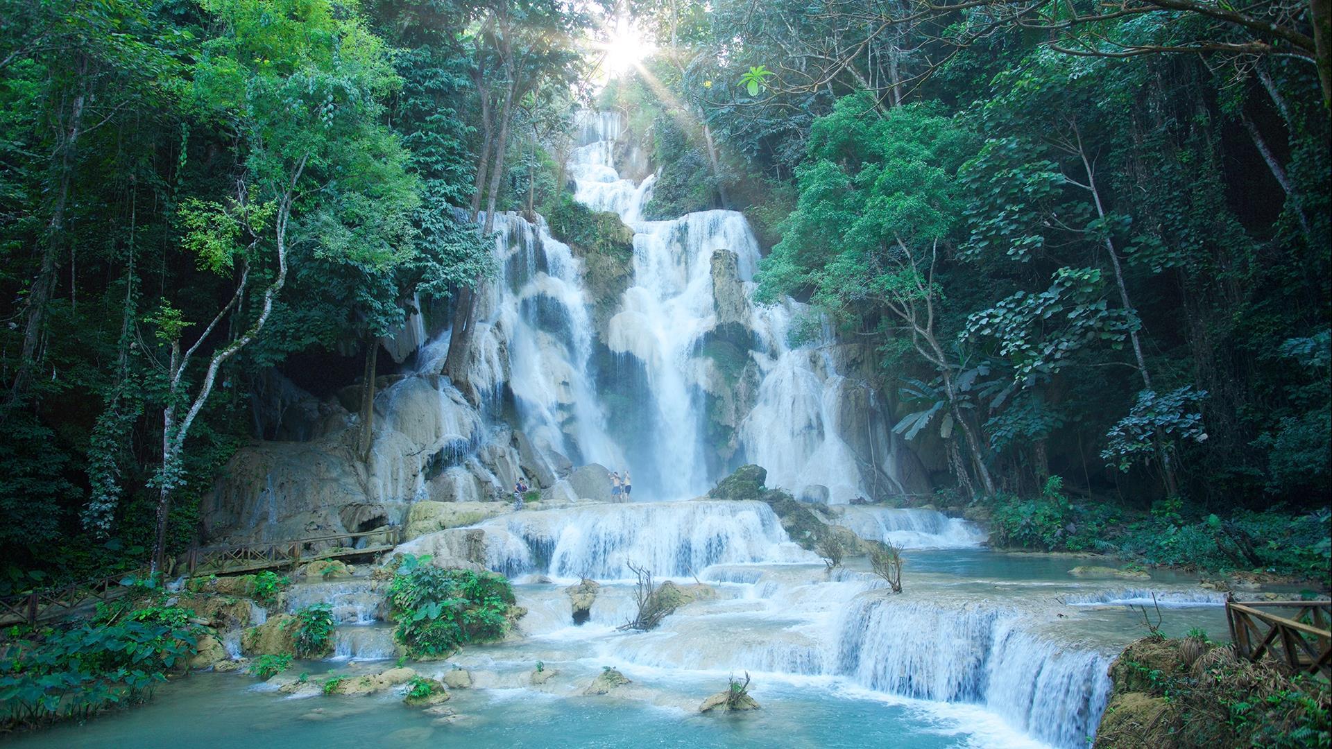Laos, Luang Prabang : Day Trek to Kuang Si Waterfall, Bear Sanctuary - 1 Day | Hike, Swim, Explore and Relax