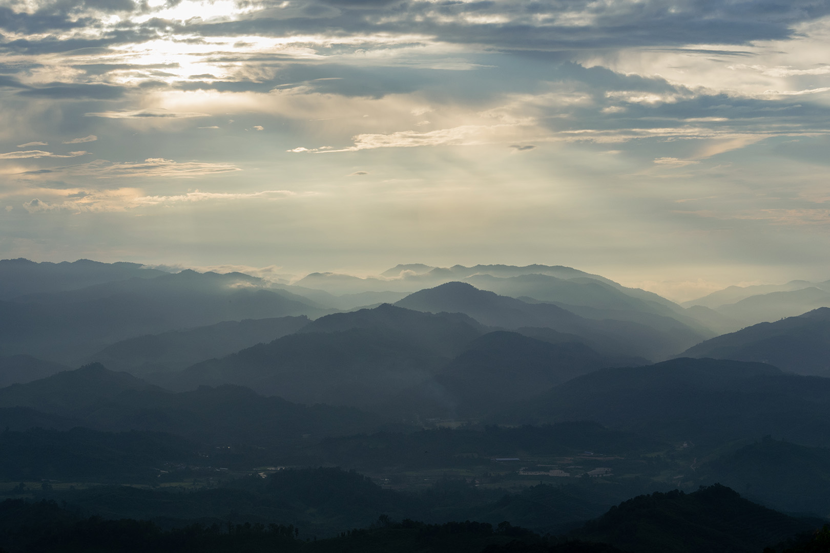 Mountain views in Laos
