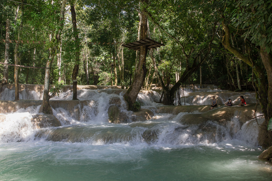 Lower Waterfall - Tad Sae Waterfall