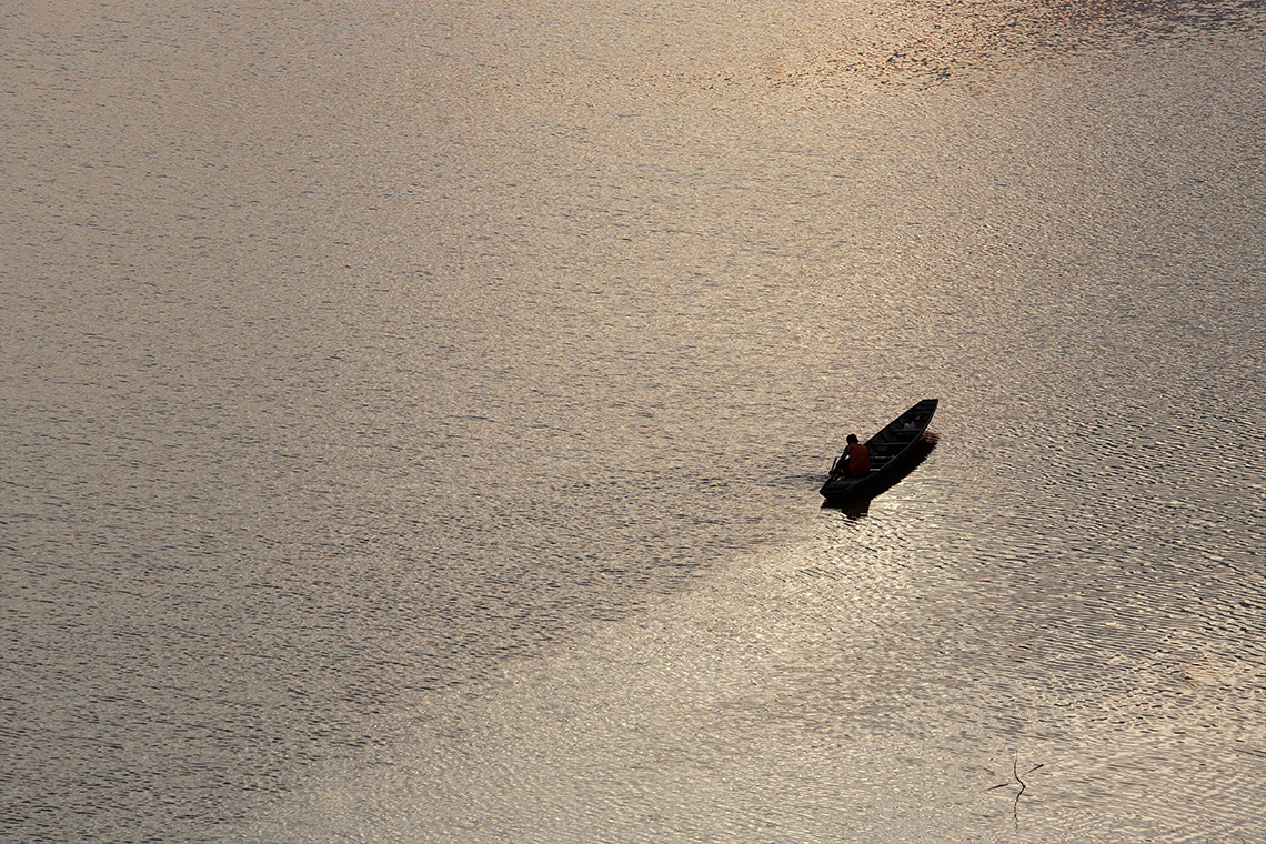 Boat on the Mekong